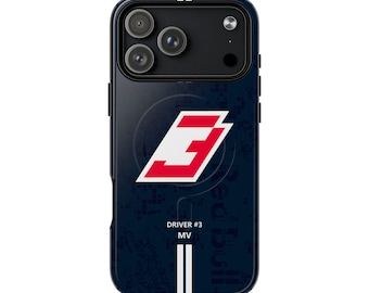 Max Verstappen 3 - F1 MagSafe Phone Case - Red Bull Racing Driver Design