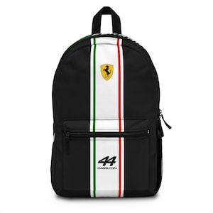 Mochila Lewis Hamilton 44 Ferrari F1 - Regalo para aficionados al automovilismo