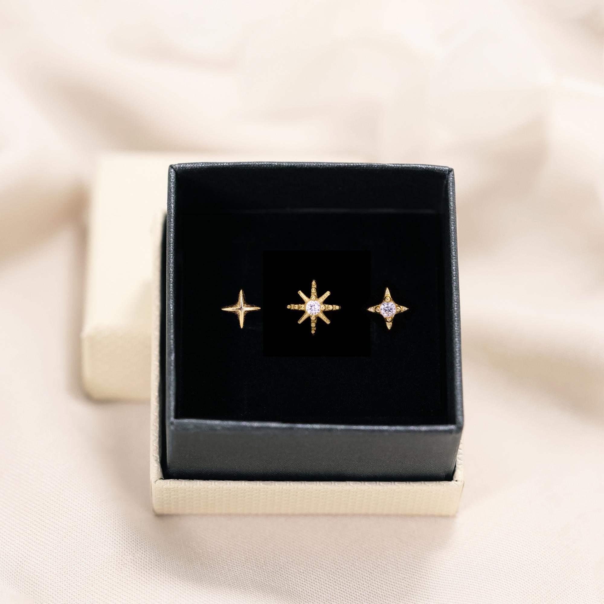 925 Argento Sterling Stella E Luna Piccola Cartilagine Helix - Foto 5