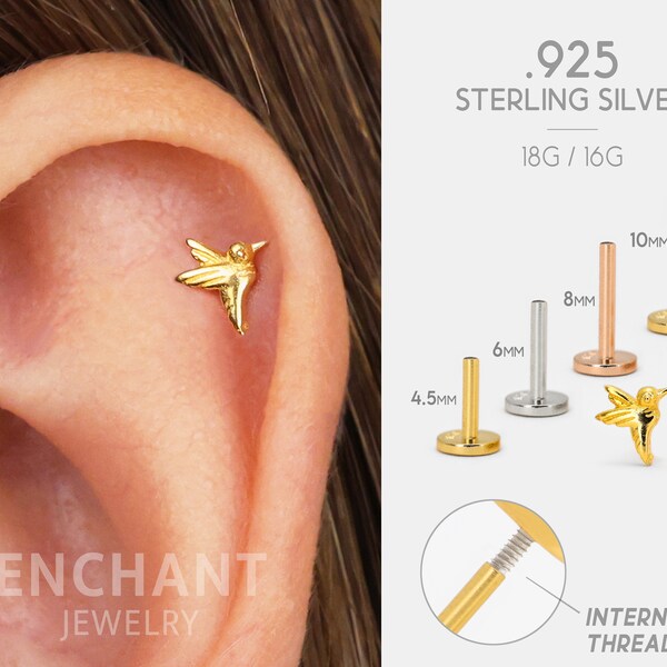 Gold Nose Stud Flat Back Etsy