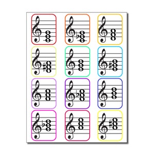Board Game Piano Lesson Chords Flashcards image 2