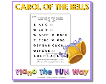Pianoblad: Carol of the Bells