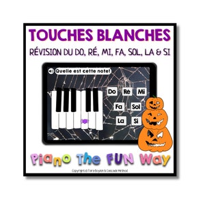 ブームカード（フランス語）：Touches Blanches - テーマ：ハロウィーン
