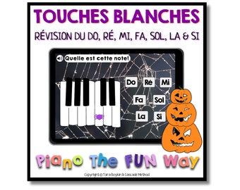 Boom Cards (French): Touches Blanches - Theme Halloween