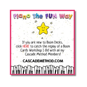 Boom Cards: Star Piano Keys C-D-E Free image 5