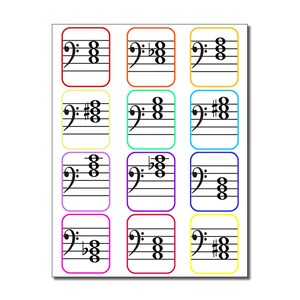 Board Game Piano Lesson Chords Flashcards image 4