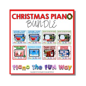 ブームカード: クリスマスピアノバンドル