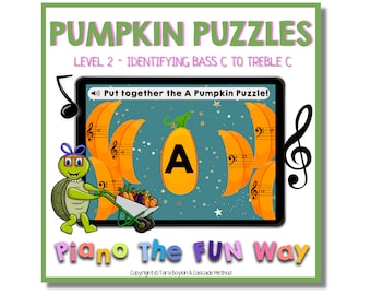 Boom Cards:  Pumpkin Puzzle Level 2