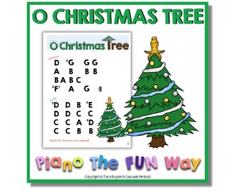 Piano Sheet:  O Christmas Tree