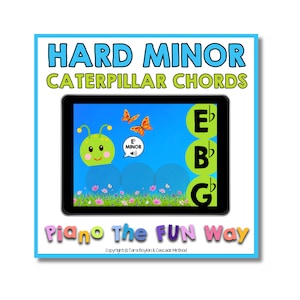ブーム カード: ハード マイナー キャタピラー コード (C#、Db、Eb .. Ab および Bb)