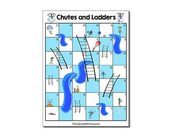 Toboganes y escaleras Juegos de lección de piano Divertido juego de mesa Perfecto para reforzar intervalos de ritmo Números de dedos y más Adáptalo a tu lección