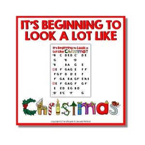 Piano Sheet:  t’s Beginning to Look a Lot Like