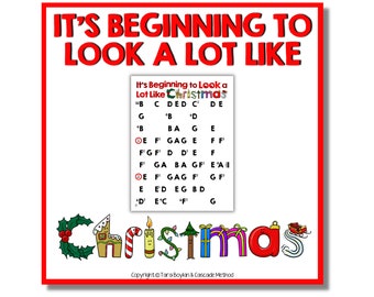 Klaviernoten: t’s Beginning to Look a Lot Like