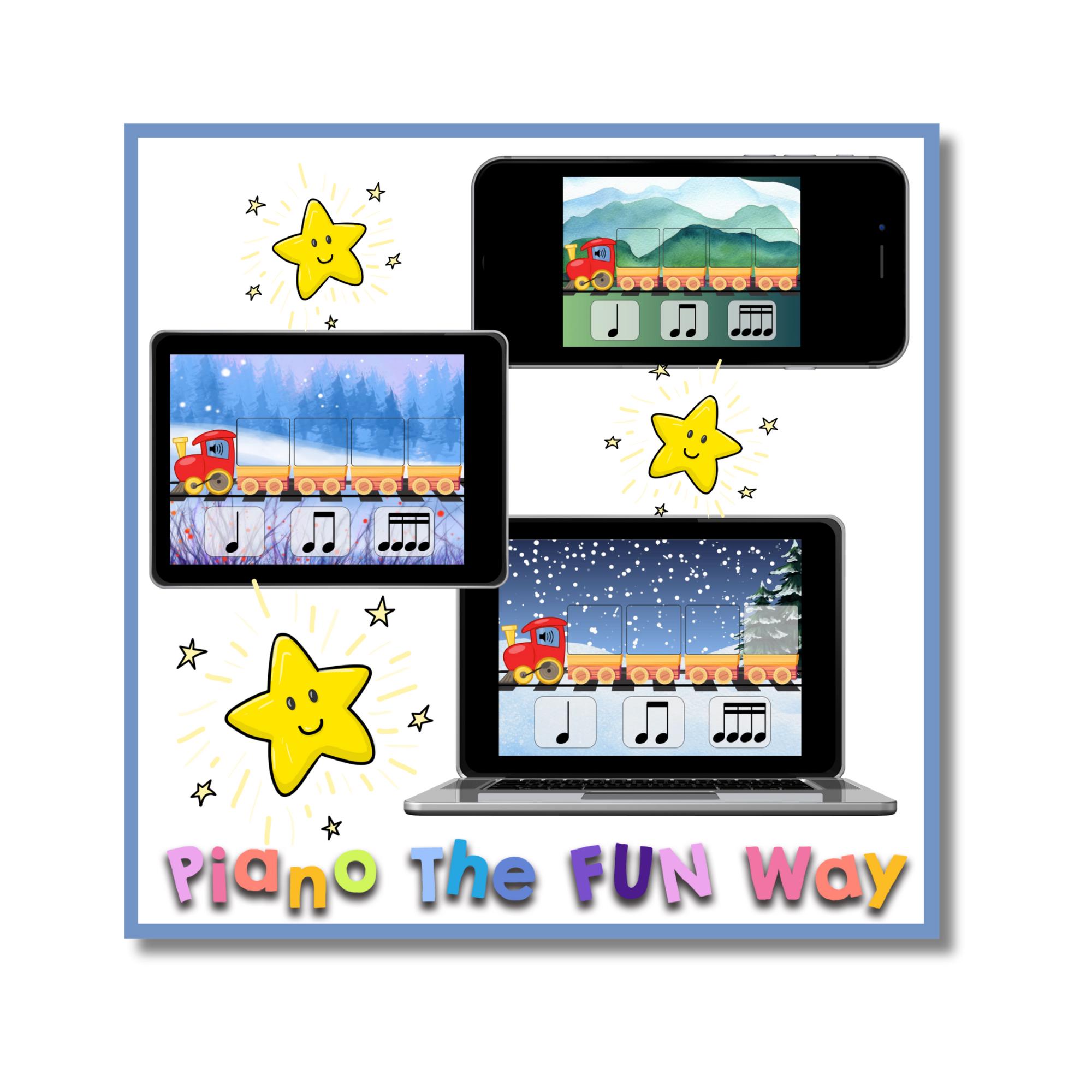 Boom Card: Rhythm Train Level 5 (quarter, Eighths & Sixteenths) - Etsy