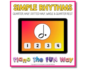 Boom Cards: Simple Rhythms (What's Their Value)