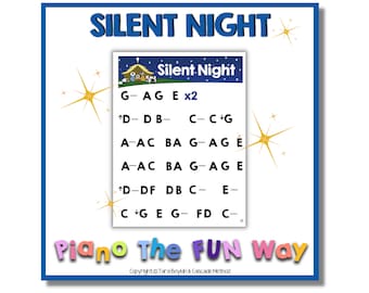 Klaviernoten: Stille Nacht