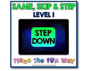 Boom Cards: Same, Skip and Step (Level 1)