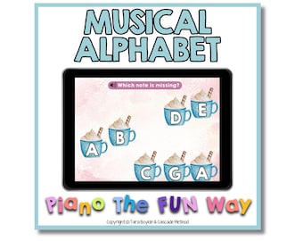 Boom Karte: Musikalisches Alphabet - Weihnachtstassen