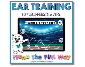 Boom Cards: Beginner Ear Training Sport Ed (6th-7ths)