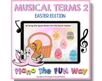 Boom Cards:  Musical Terms 2 (Easter)