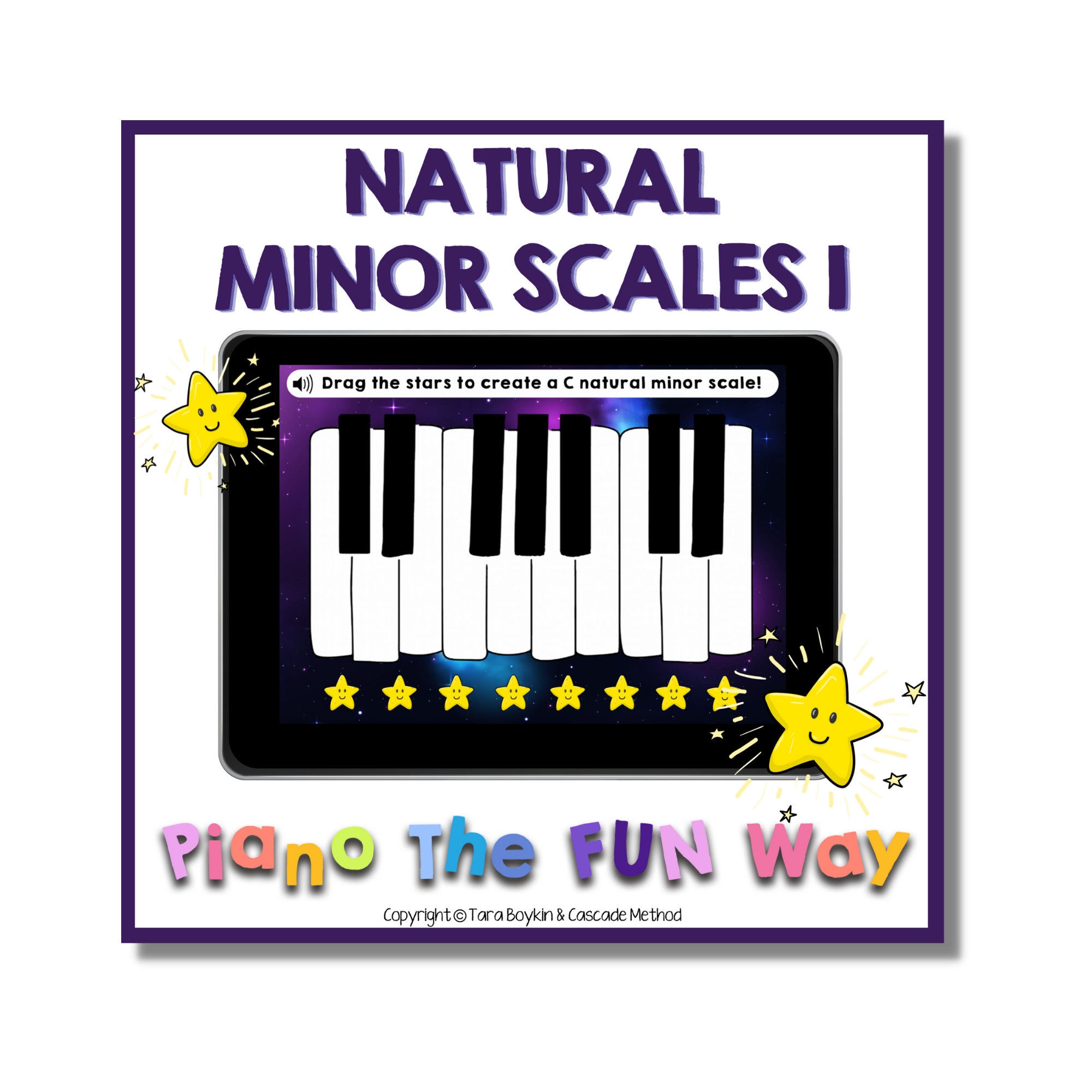 Natural Minor Scale Piano