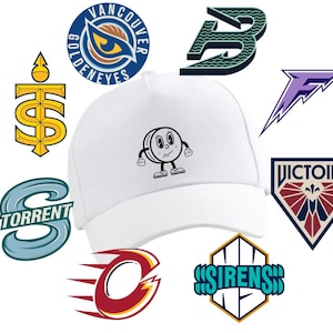 PWHL White Caps - Any team logo or Professor Puck