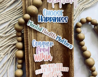 Mental Health Sticker Pack, Mental Health Matters Stickers, Mindset Stickers, Self Love Stickers, Self Care Sticker Packs