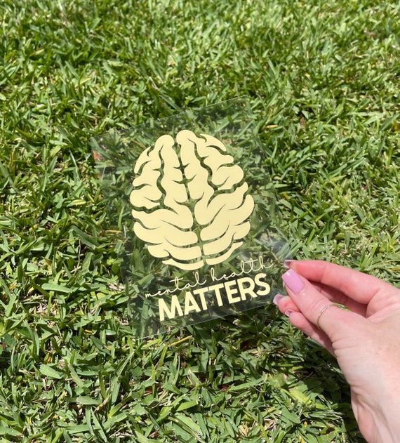 Mental Health Car Decal Mental Health Matters Decal Car - Etsy