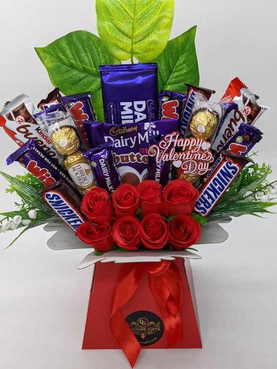 Valentines chocolate bouquets discount