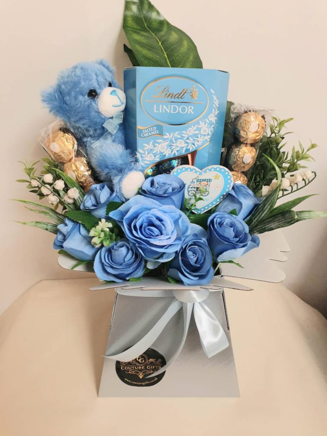 Baby boy cheap flower bouquet