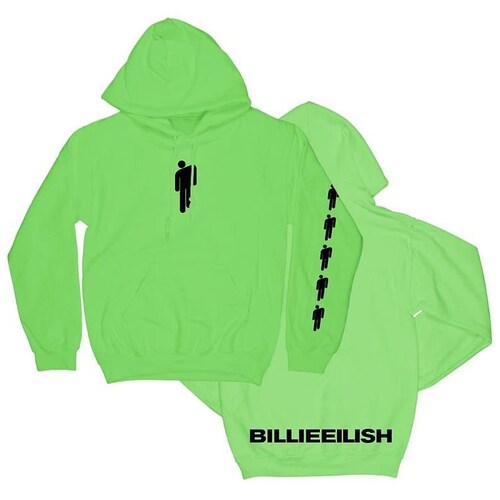 neon green billie eilish hoodie