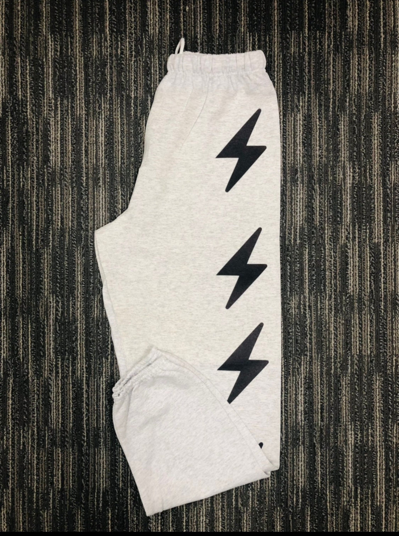 Lightning Bolt Sweatpants Etsy