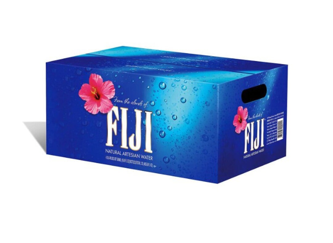 Fiji Water Fiji Water Case FIJI Natural Artesian Water Etsy