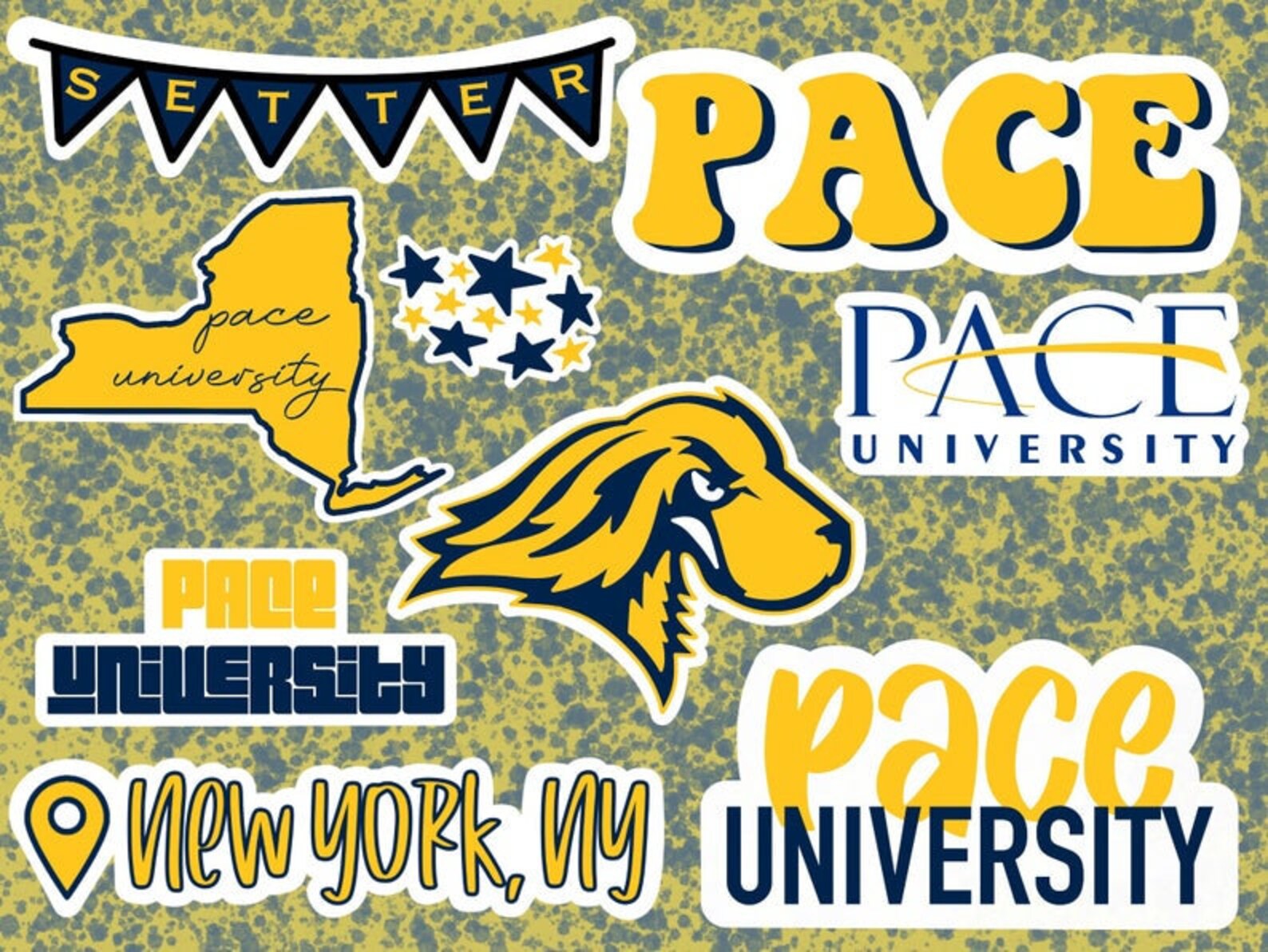 Custom College Stickers Custom College Name Stickers Etsy