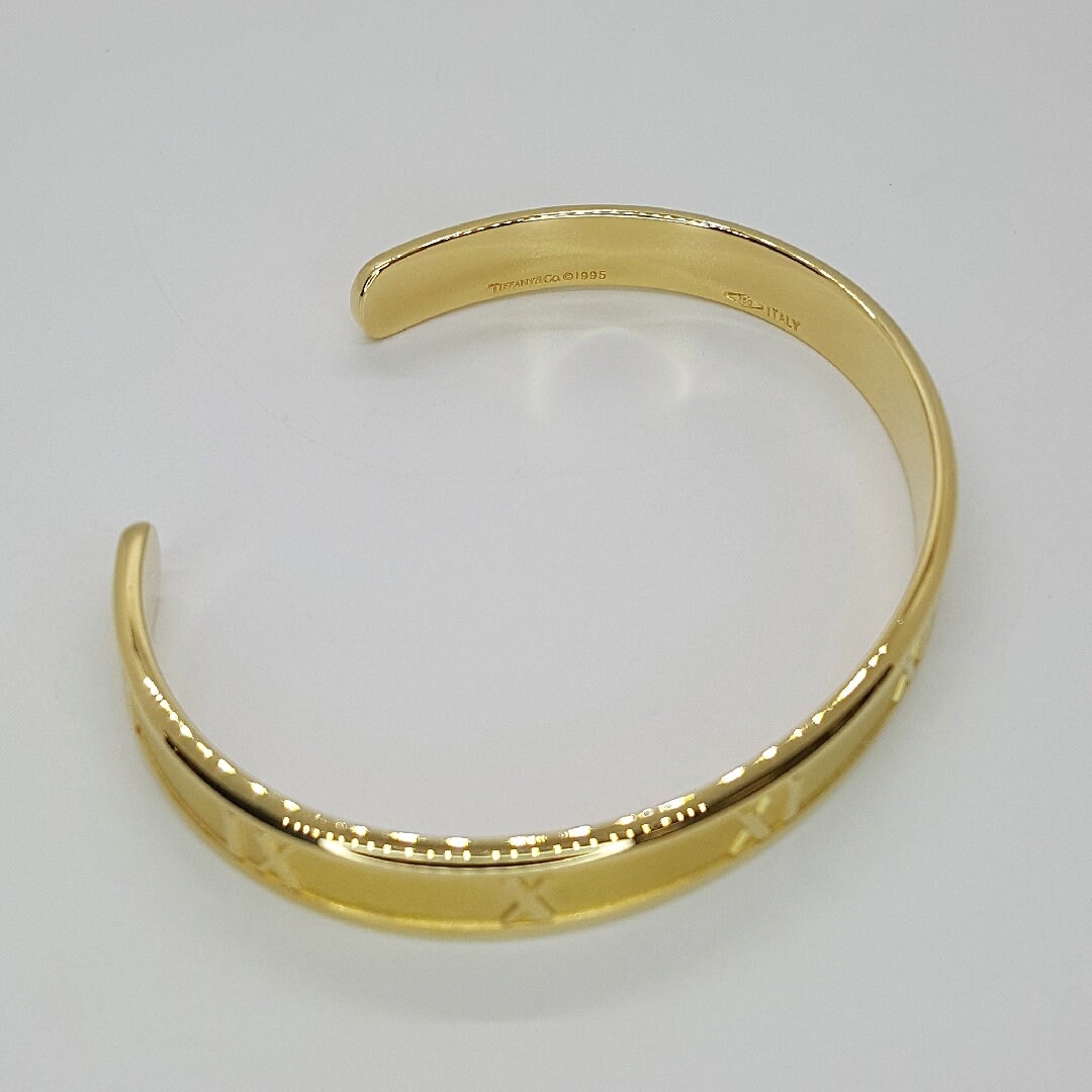 Authentic Tiffany & Co. 1995 18K Yellow Gold Mens Atlas Cuff Authentic Tiffany & Co. 1995 18K Yellow Gold Mens Atlas Cuff
