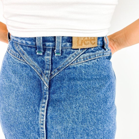 Vintage Lee Denim Skirt - image 2