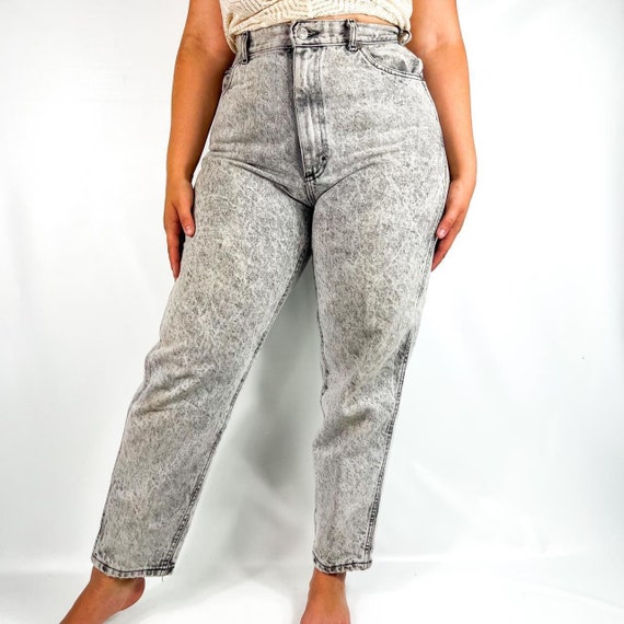 Vintage acid wash jeans 80s jeans - image 2