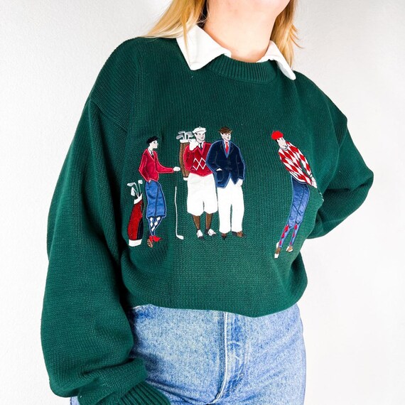 golf sweater vintage