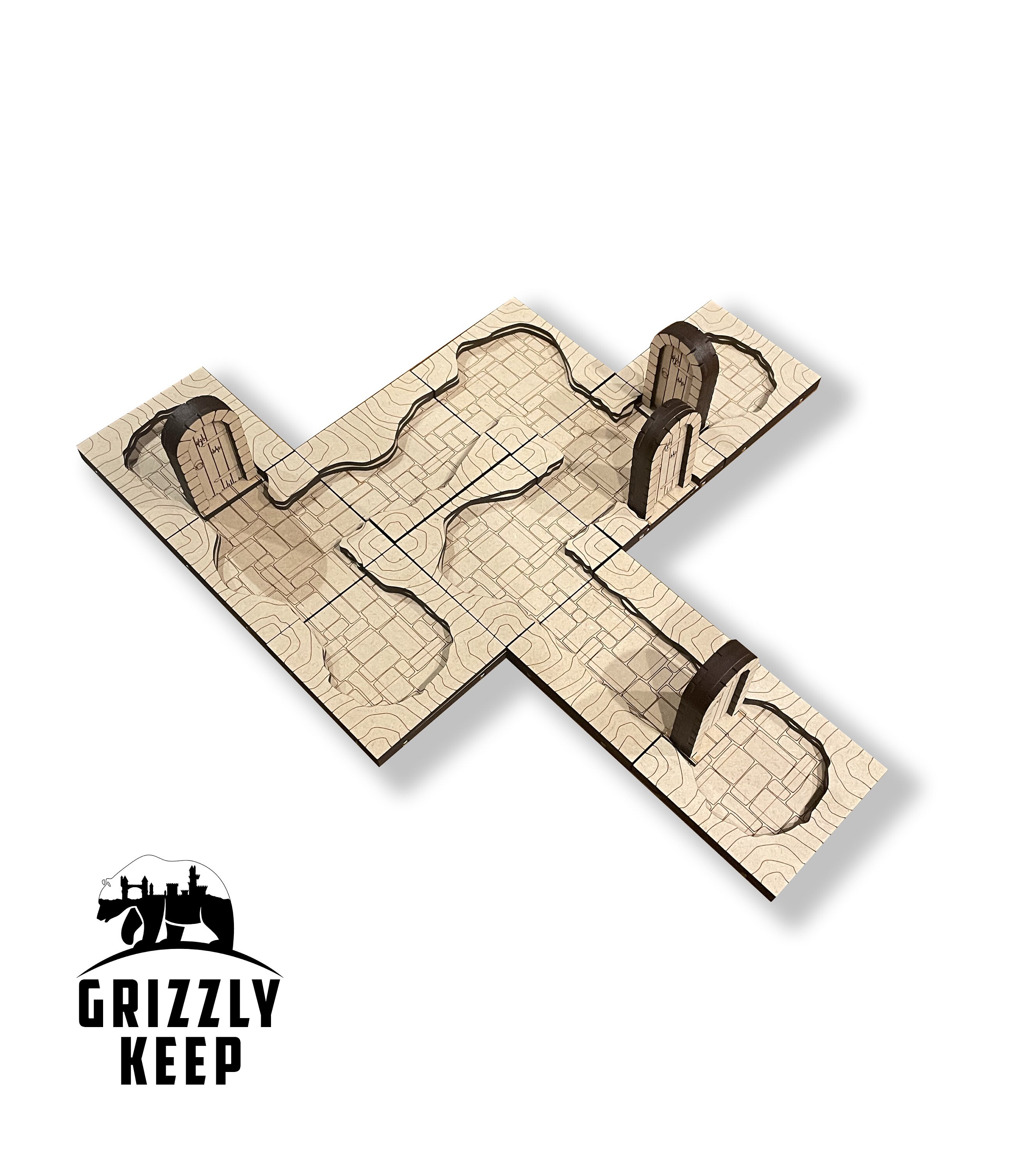 Magnetic Modular Dungeon Tiles: Customizable Cavern Terrain Set for D&amp;D ...