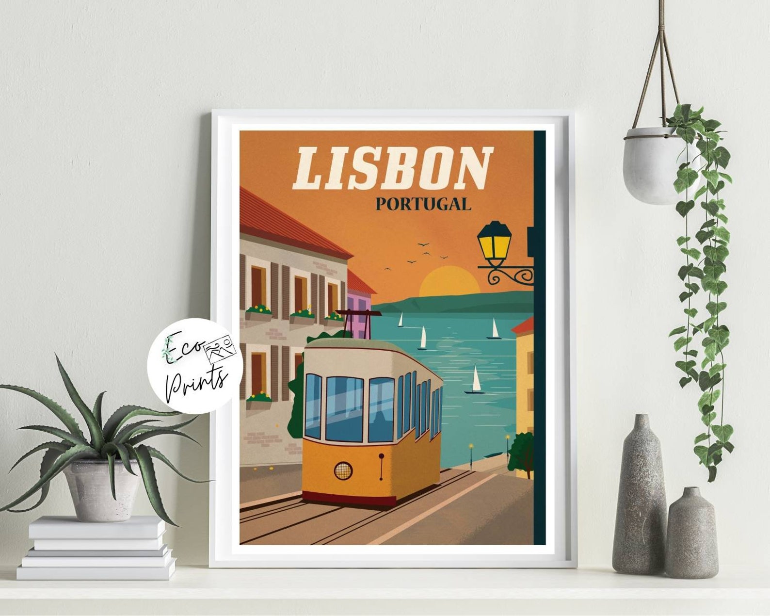 lisbon travel posters