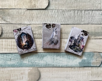Mini Books Haunted Mansion, Junk Journal, printable, Download, scrapbooking, A4