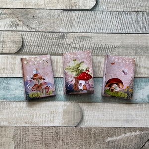 Miniboekjes Fairy Garden, Junk Journal, printbaar, downloaden, scrapbooken, A4