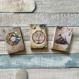 Mini Books Celtic Spirit, Junk Journal, printable, download, scrapbooking, A4