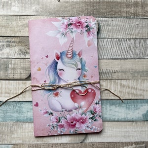 Folio Kit Unicorn Junk Journal Ephemera Download Books scrapbooking A4