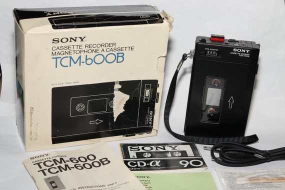 Sony Walkman Cassette Recorder TCM-600B - SN:67257 *original