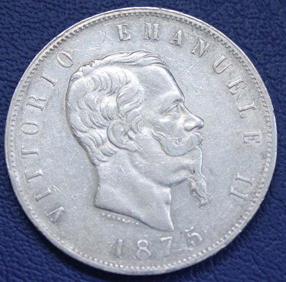 1915年 イタリア 2リラ銀貨 ヴィットーリオ・エマヌエーレ3世 イタリア