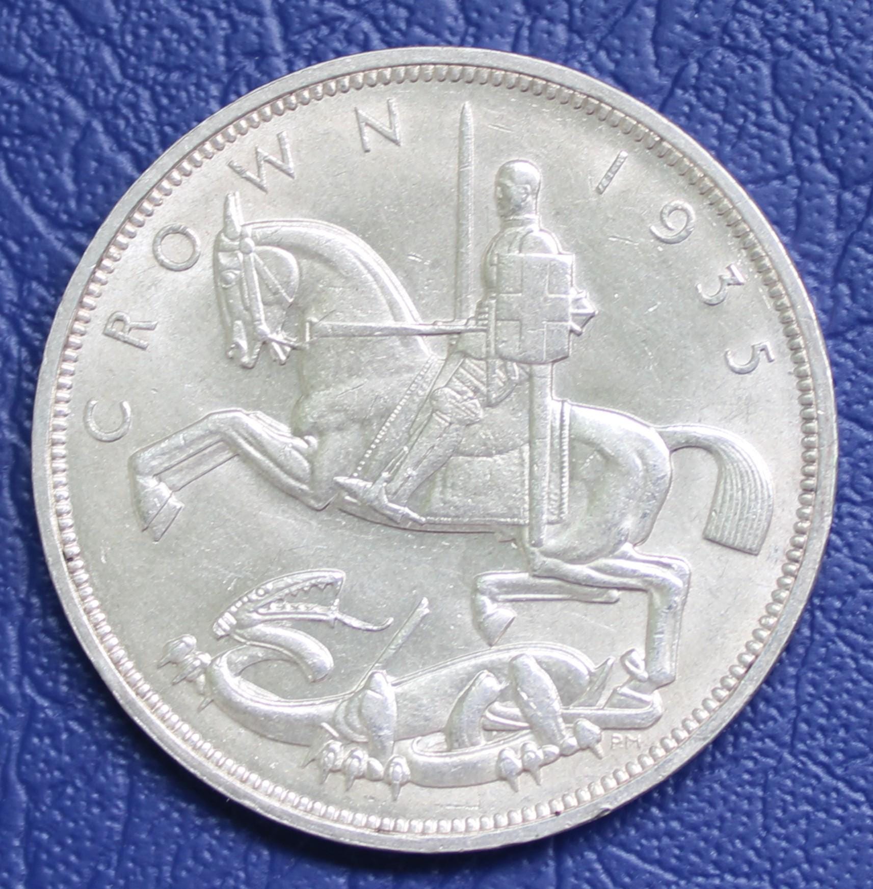 1935年 イギリス国王ジョージ5世 ジュビリークラウン銀貨 - Etsy
