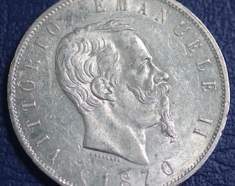 1914年 イタリア 2リラ銀貨 極美品 - Etsy 日本