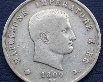 ナポレオン 5フラン 硬貨 1811年 napoleon-5-francs-1810-1811-v0