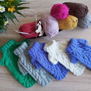 Dog sweater |  Dog sweater | Dog coat | Animal jackets | Dog clothing | Chihuahua| Dog sweater| Small Dog Sweater